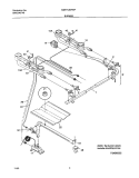 BURNER Diagram and Parts List for MSF312BFWF  Uni Range