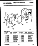 ELECTRICAL PARTS Diagram and Parts List for AS248L2K1  Frigidaire Air Conditioner