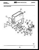 ICE DISPENSER Diagram and Parts List for FPCE22VWPL0  Frigidaire Refrigerator
