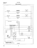 WIRING SCHEMATIC Diagram and Parts List for FEF357BSB  Frigidaire Range