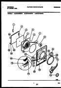 DOOR PARTS Diagram and Parts List for MDG336MBWW0  Gibson Dryer
