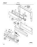Part Location Diagram of 316201800 Frigidaire PANEL
