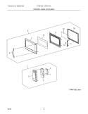 CONTROL PANEL,DOOR, MISCELLANEOUS Diagram and Parts List for CFMV162LQA  Frigidaire Microwave