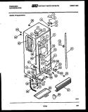 CABINET PARTS Diagram and Parts List for FPCE22VWPW1  Frigidaire Refrigerator