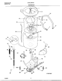 MOTOR / TUB Diagram and Parts List for GWX233RHS1  Gibson Washer
