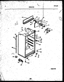 CABINET PARTS Diagram and Parts List for ATG175NCD0  Frigidaire Refrigerator