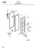 REFRIGERATOR DOOR Diagram and Parts List for WRS20PRCD0  Frigidaire Refrigerator