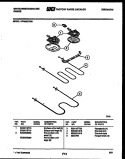 BROILER PARTS Diagram and Parts List for KF420GDW6  Frigidaire Range