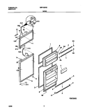 DOOR Diagram and Parts List for MRT15CNEY9  Frigidaire Refrigerator