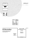 COVER Diagram and Parts List for CSK341003  Crosley Range