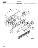 CONTROL PANEL Diagram and Parts List for TEB540CCB3  Tappan Wall Oven