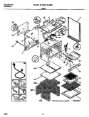 BODY Diagram and Parts List for 30-4952-00-03  Tappan Range