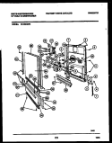 DOOR PARTS Diagram and Parts List for SU182NXR2  Frigidaire Dishwasher