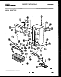 CABINET PARTS Diagram and Parts List for GFU20F7AW1  Gibson Freezer