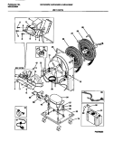 UNIT PARTS Diagram and Parts List for MDD25WW1  Frigidaire Dehumidifier