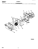 AIR HANDLING PARTS Diagram and Parts List for WAC086W7A1  Frigidaire Air Conditioner