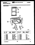 CABINET AND INSTALLATION PARTS Diagram and Parts List for MH418F2SG  Kelvinator Air Conditioner