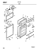 Part Location Diagram of 218468023 Frigidaire LABEL-NAMEPLATE