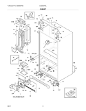 Part Location Diagram of 242061606 Frigidaire USE WCI 242061603