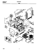 BODY Diagram and Parts List for FEB789WCCE  Frigidaire Wall Oven