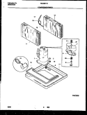 COMPRESSOR PARTS Diagram and Parts List for FAC056T7A1  Frigidaire Air Conditioner