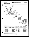 AIR HANDLING PARTS Diagram and Parts List for MH312F2EA  Kelvinator Air Conditioner