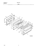 DOOR Diagram and Parts List for MEF361BHDB  Uni Range