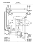 WIRING SCHEMATIC Diagram and Parts List for GLEFM397DQD  Frigidaire Range