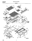 Part Location Diagram of 215363406 Frigidaire FRONT-CRISPER PAN