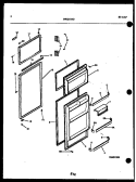 Part Location Diagram of 5303281865 Frigidaire DOOR-DAIRY