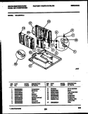 UNIT PARTS Diagram and Parts List for WAL087S1A1  Frigidaire Air Conditioner