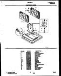 COMPRESSOR PARTS Diagram and Parts List for WAC051T7Z1  Frigidaire Air Conditioner