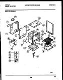 BODY PARTS Diagram and Parts List for 31-3349-00-05  Tappan Range