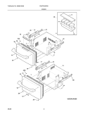 DOOR Diagram and Parts List for EI24RD65HS0  Electrolux Refrigerator