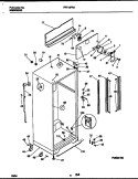 CABINET PARTS Diagram and Parts List for FRT18PRAD3  Frigidaire Refrigerator