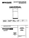 COVER Diagram and Parts List for MRT18BRCW1  Frigidaire Refrigerator