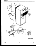 SYSTEM AND AUTOMATIC DEFROST PARTS Diagram and Parts List for MRT13CRAW0  Frigidaire Refrigerator