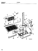 COOLING SYSTEM Diagram and Parts List for FRT22PRAW2  Frigidaire Refrigerator
