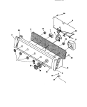 CONTROL PANEL Diagram and Parts List for FWX233NBS2  Frigidaire Washer
