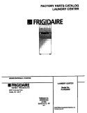 COVER Diagram and Parts List for FLXG52RBS4  Frigidaire Washer Dryer Combo