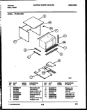 UPPER BODY PARTS Diagram and Parts List for 57-2709-00-06  Tappan Microwave Oven Combo