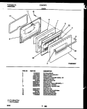 Part Location Diagram of 316050307 Frigidaire Inner Door Glass Panel