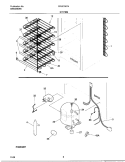 SYSTEM Diagram and Parts List for GFU21M7HW1  Gibson Freezer