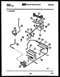 BURNER PARTS Diagram and Parts List for CGC3S5WXE  Gibson Range