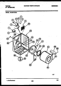 CABINET AND COMPONENT PARTS Diagram and Parts List for 49-2751-00-02  Tappan Dryer