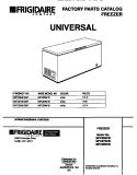 COVER Diagram and Parts List for MFC05M1BW1  Uni Freezer