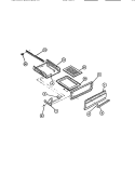 BROILER DRAWER Diagram and Parts List for CGC3M2DXE  Gibson Range