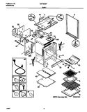 BODY Diagram and Parts List for GGF355BFWA  Gibson Range