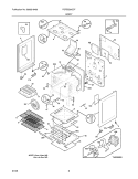 BODY Diagram and Parts List for FGFBZ90GCF  Frigidaire Range