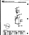 COMPRESSOR PARTS Diagram and Parts List for A06LH5E1  Frigidaire Air Conditioner